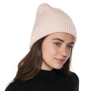 Style & Co Blush Solid Shine Cuff Beanie NWT